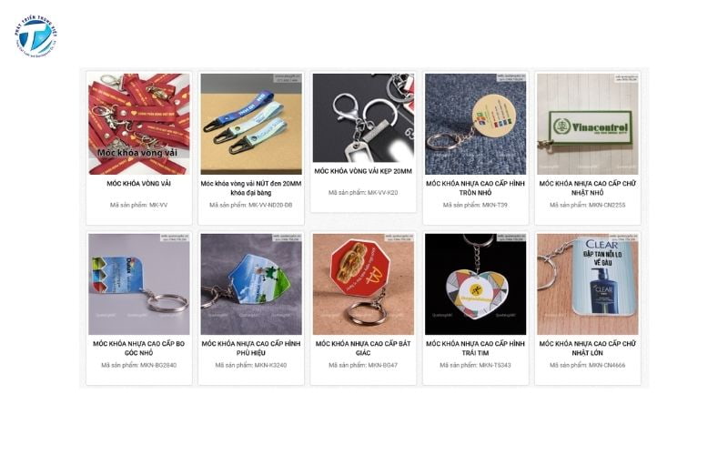 ABCGift có đa dạng chất liệu mẫu làm móc khóa 